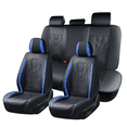 thumbnail image 1 of Blue Car Seat Covers for Toyota Camry 2008 Car Seat Cover , Waterproof Leather, 5 Seats Full Set, Non-slip, Easy to Clean and Install, Beautify Interior, Beautify the Interior of Old Cars, 1 of 9
