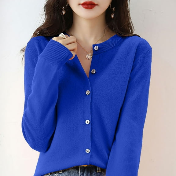 Blue Cardigan Sweaters for Women