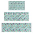 thumbnail image 1 of Blue Cartoon Pegasus Donut Pattern Kitchen Rugs Sets Of 3,Kitchen Runner Rugs Non Skid Washable,Decorative Kitchen Floor Mats for Kitchen,Sink,Laundry,17"x30"+ 17"x47" + 17"x59", 1 of 6