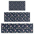 thumbnail image 1 of Blue Cartoon Unicorn Dessert Music Note Pattern Kitchen Rugs Sets Of 3,Kitchen Runner Rugs Non Skid Washable,Decorative Kitchen Floor Mats for Kitchen,Sink,Laundry,17"x30"+ 17"x47" + 17"x59", 1 of 6