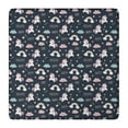 thumbnail image 1 of Blue Cartoon Unicorn Rainbow Cloud Love Dream Square Fitted Tablecloth with Elastic Edge,Square Table Cover,Washable Elastic Table Cover for Home Kitchen Party Decor 36"x36", 1 of 6