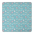 thumbnail image 1 of Blue Cartoon Unicorn Rainbow Cloud Pattern Square Fitted Tablecloth with Elastic Edge,Square Table Cover,Washable Elastic Table Cover for Home Kitchen Party Decor 36"x36", 1 of 6