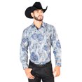 thumbnail image 1 of Blue Casual Long Sleeve Shirt 43823, 1 of 1