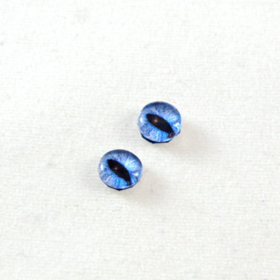 Blue Cat Dragon Glass Eyes