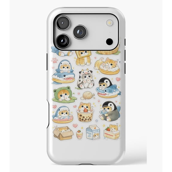 Blue Cat Shark M660, Case for iPhone 17/16/15/14/13/12/11 Pro Max – Stylish Unisex Protective Cover