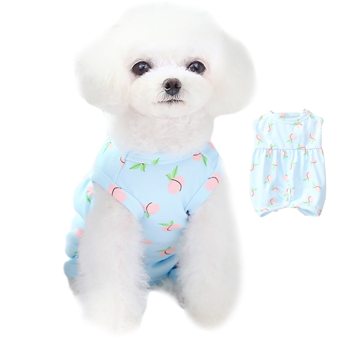 Blue Cat Surgery Onesie for PostOp Care, ECollar Alternative for Dogs