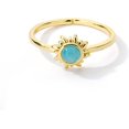 thumbnail image 1 of Blue Cat's Eye Stone Sun Thin Eternity Rings for Womens Dainty Minimalist Stacking Middle Finger Ring Wrap Open Adjustable Expandable Comfort Fit Fashion Friendship Statement Jewelry Gift Best Friend, 1 of 6