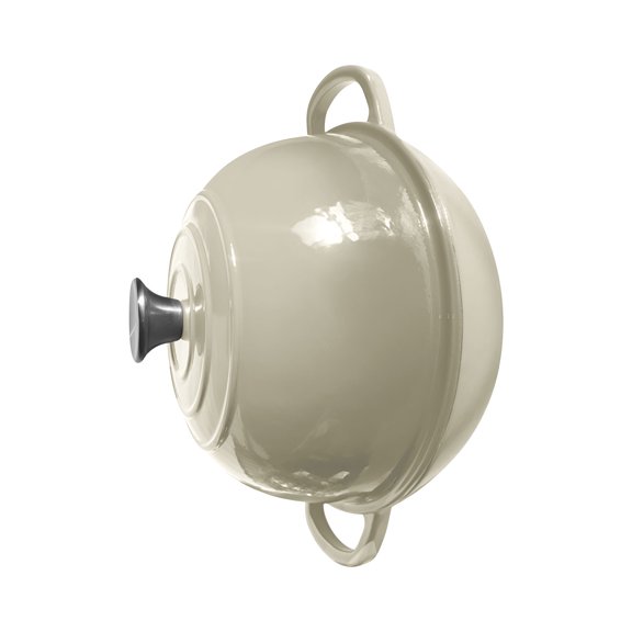 Blue Ceramic Coated Cast Iron Loaf Mold With Cover For Even Heat Transfer In Baking