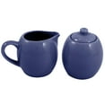 thumbnail image 1 of Blue Ceramic Creamer and Sugar Service Set with Lid, 1 of 1