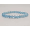 thumbnail image 1 of Blue Chalcedony Bracelet Powerful Bracelet 4MM Elastic Bracelet, 1 of 6