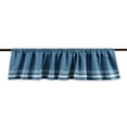 thumbnail image 1 of Blue Chambray French Stripe Window Valance 72x14, 1 of 3