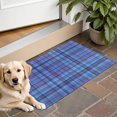 thumbnail image 1 of Blue Checkerboard Checkered Pattern Door Rugs,Washable Non Slip Door Mats Indoor,Decorative Door Mats,Entry Mat Indoor for Entrance,Bedroom,Kitchen,Bathroom,16"x24", 1 of 6