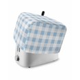 thumbnail image 1 of Blue Checkered Toaster Cover 2 Slice, Blue White Buffalo Plaid Dustproof Bread Machine Oven Cover with Storage Pockets, Fits Most Kitchen Toasters Protector, 1 of 5