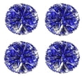 thumbnail image 1 of Blue Cheerleading Pom Poms 4 Pcs,PET Material Cheer Pom,Fluffy Cheerleader Pompoms,Cheering Squad Pompomswith Finger Holes,Cheerleading Pom Poms for Sport Game, 1 of 7