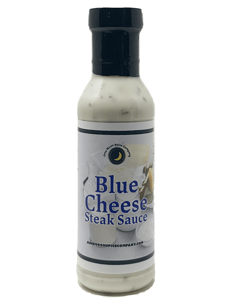 Blue Cheese & Chive Steak Sauce | Premium | 12 fl. oz. | Crafted in Small  Batches by June Moon Spice Company - Walmart.com