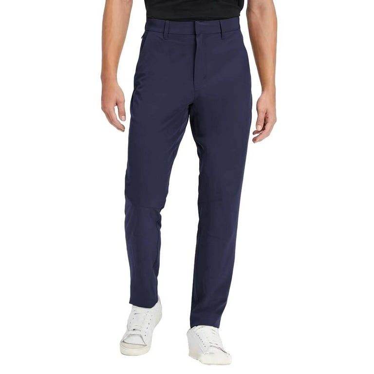 Blue Chef Pants Polyester Mens Pants Slim Fit Men Cargo Pants Big Tall Full Length 4XL Mens Pants Relaxed Fit Solid Mens Dress Pants Weekend Solid Color Leisure Sweat Pants Walmart
