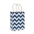 thumbnail image 1 of Blue Chevron Craft Bags - Party Supplies - 12 Pieces, 1 of 1