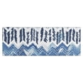 thumbnail image 1 of Blue Chevron Geometric Boho Pattern Kitchen Rug Mat,Kitchen Runner Rugs Non Skid Washable,Decorative Kitchen Floor Mats for Kitchen,Sink,Laundry,17"X47", 1 of 5