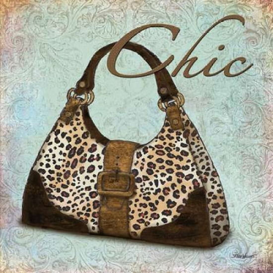 Blue Chic Purse Canvas Art - Todd Williams (24 x 24)