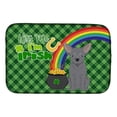 thumbnail image 1 of Blue Chihuahua St. Patricks Day Dish Drying Mat, 1 of 5