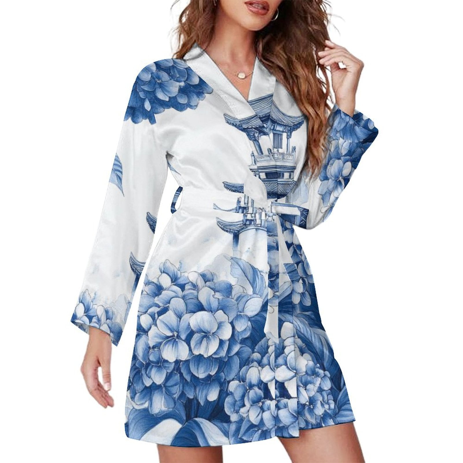 Blue Hydrangea Robe main image 1
