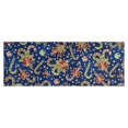 thumbnail image 1 of Blue Christmas Candy Cane Pattern Kitchen Rug Mat,Kitchen Runner Rugs Non Skid Washable,Decorative Kitchen Floor Mats for Kitchen,Sink,Laundry,17"X47", 1 of 5