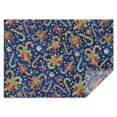 thumbnail image 1 of Blue Christmas Candy Cane Pattern Rectangle Tablecloth 60"x84",Waterproof Polyester Rectangle Table Cloth, Wipeable Spillproof Polyester Tablecloth for Dining, Camping, Indoor and Outdoor, 1 of 5