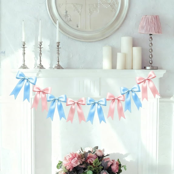 Blue Christmas Decorationations, Polyester Holiday Ornaments, Festive Home Accents