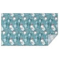 thumbnail image 1 of Blue Christmas Polar Bear Pattern Rectangle Tablecloth 60"x102",Waterproof Polyester Rectangle Table Cloth, Wipeable Spillproof Polyester Tablecloth for Dining, Camping, Indoor and Outdoor, 1 of 6
