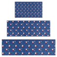 thumbnail image 1 of Blue Christmas Santa and Snowflake Pattern Kitchen Rugs Sets Of 3,Kitchen Runner Rugs Non Skid Washable,Decorative Kitchen Floor Mats for Kitchen,Sink,Laundry,17"x30"+ 17"x47" + 17"x59", 1 of 6