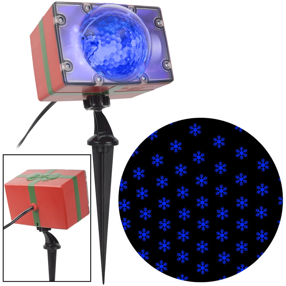 Blue Christmas Snow Fall Lightshow Projection Decoration, by Holiday