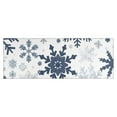 thumbnail image 1 of Blue Christmas Snowflake Pattern Kitchen Rug Mat,Kitchen Runner Rugs Non Skid Washable,Decorative Kitchen Floor Mats for Kitchen,Sink,Laundry,17"X47", 1 of 5