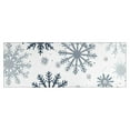 thumbnail image 1 of Blue Christmas Snowflake Pattern Kitchen Rug Mat,Kitchen Runner Rugs Non Skid Washable,Decorative Kitchen Floor Mats for Kitchen,Sink,Laundry,17"X47", 1 of 5