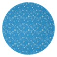 thumbnail image 1 of Blue Christmas Snowflake Pattern Round Blanket,Comfortable Soft Flannel Throw Blanket,All Season,Warm Lightweight Blankets for Sofa Bed Couch Living Room Chair 47"x47", 1 of 5