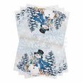 thumbnail image 1 of Blue Christmas Snowman Kitchen Towels Set of 3, Water Absorbent Dish Towel, Xmas Tree Elk Gifts Snowflake Ombre Decorative Hand Towels - Quick Drying Cloth for Cooking Baking, 18x28 Inch, 1 of 8