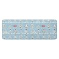 thumbnail image 1 of Blue Christmas Tree Pattern Kitchen Rug Mat,Kitchen Runner Rugs Non Skid Washable,Decorative Kitchen Floor Mats for Kitchen,Sink,Laundry,17"x47.2", 1 of 7