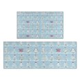 thumbnail image 1 of Blue Christmas Tree Pattern Kitchen Rugs Sets Of 2,Anti Fatigue Kitchen Mat Rugs Non Slip Washable,Decorative Kitchen Floor Mats for Kitchen,Sink,Laundry,17"x30"+17"x47", 1 of 7