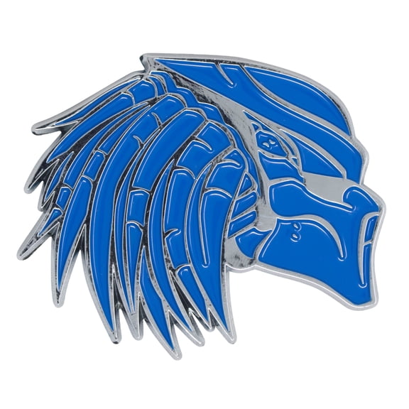 Blue/Chrome Right Facing Predator Emblem