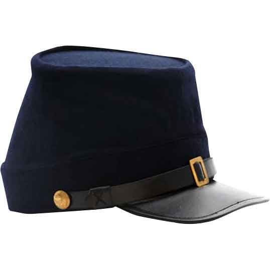 Blue Civil War Kepi, size: Small | Leather by Medieval Collectibles