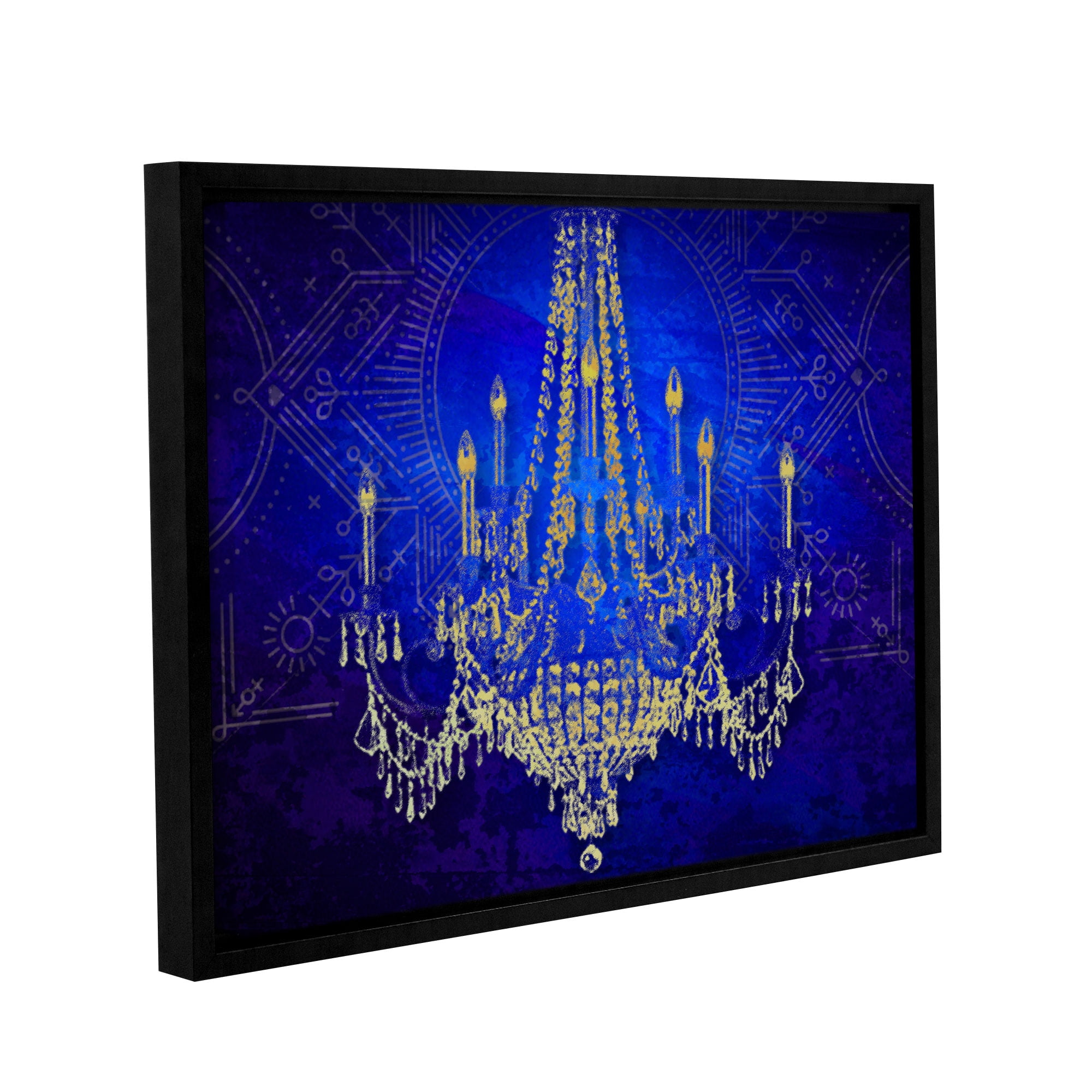 Blue Class Gallery Wrapped Floater-framed Canvas