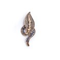 thumbnail image 1 of Blue Clear Swirled Crystal Brooch, 1 of 1