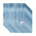 thumbnail image 1 of Blue Cloth Napkins, Modern Abstract Art Ombre Striped Washable and Reusable Dinner Napkins Set of 8, Table Napkin for Kitchen Party Birthday Wedding Hotel Housewarming 20"x20", 1 of 9
