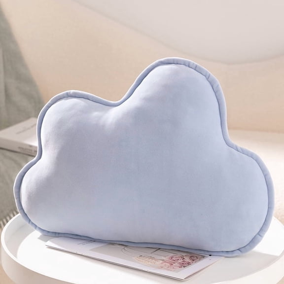 Blue Cloud Shaped Pillow, Decorative Throw Pillow Gifts, Cute Plush Room Decor,Pillows for Living Bedroom Room