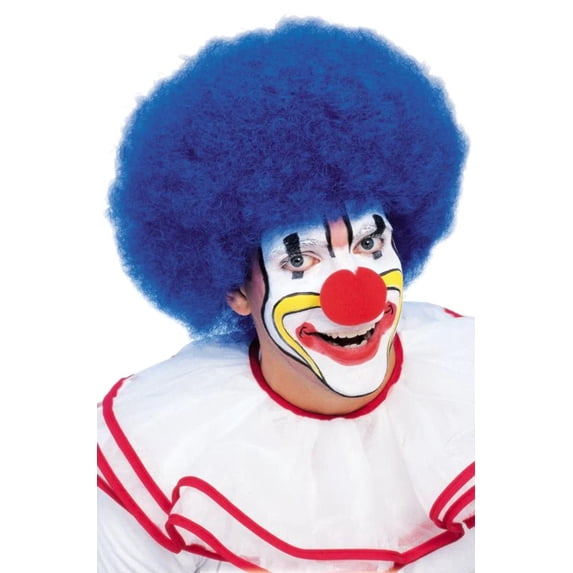 Blue Clown Adult Wig