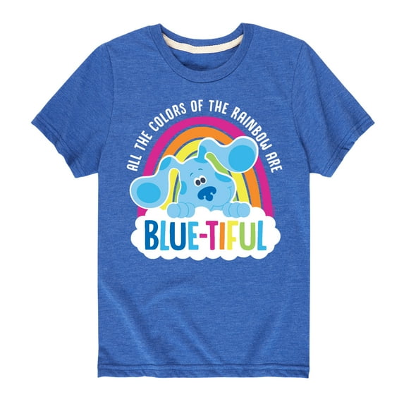 Blue Clues & You! - All The Colors Of The Rainbow Are Blue-tiful - Toddler & Youth Short Sleeve Graphic T-Shirt
