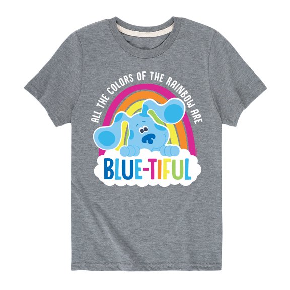 Blue Clues & You! - All The Colors Of The Rainbow Are Blue-tiful - Toddler & Youth Short Sleeve Graphic T-Shirt