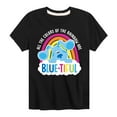thumbnail image 1 of Blue Clues & You! - All The Colors Of The Rainbow Are Blue-tiful - Toddler & Youth Short Sleeve Graphic T-Shirt, 1 of 5