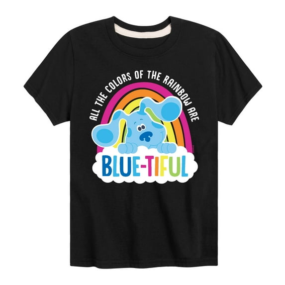 Blue Clues & You! - All The Colors Of The Rainbow Are Blue-tiful - Toddler & Youth Short Sleeve Graphic T-Shirt