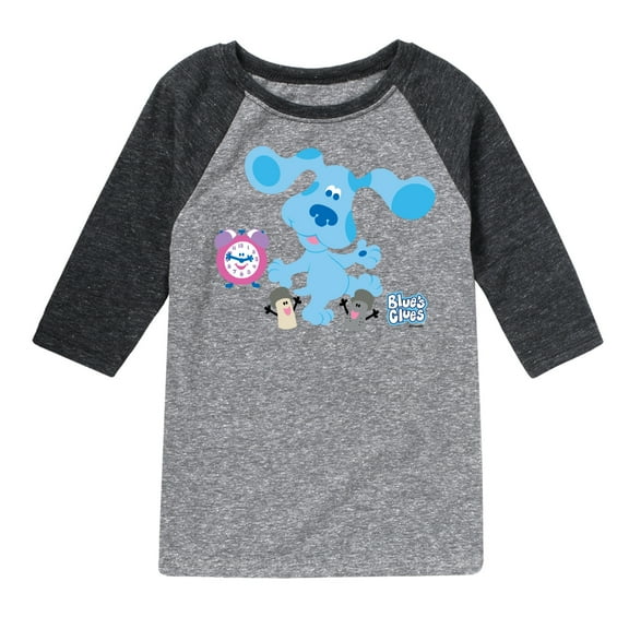 Blue Clues & You! - Blue Clues Crew - Toddler And Youth Raglan Graphic T-Shirt