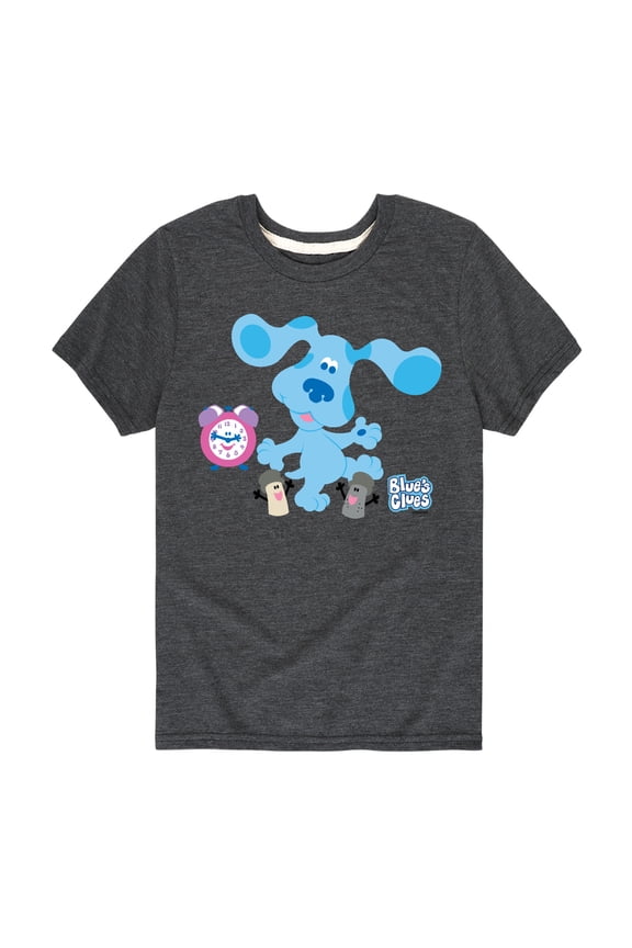! - Blue Clues Crew Short Sleeve Graphic T-Shirt